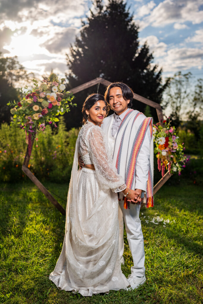 Rustic farm wedding at Five Birds Farm, Ringoes, NJ